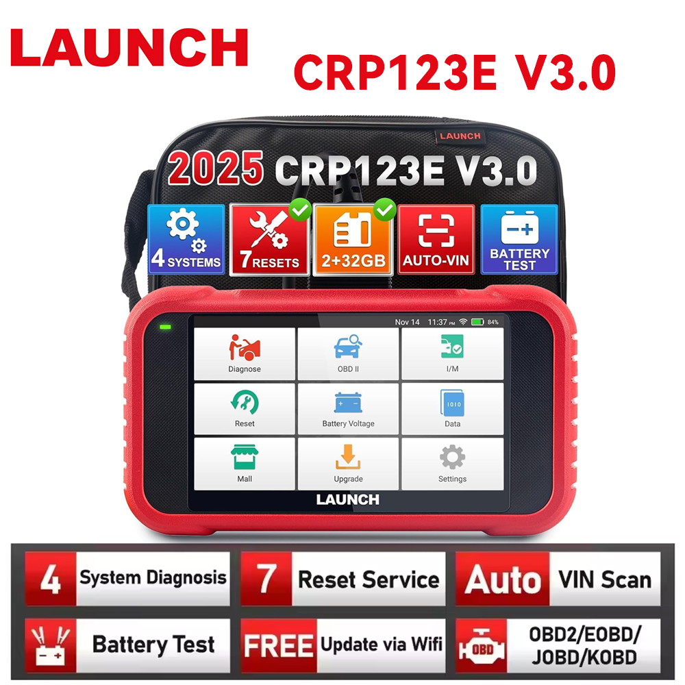 Obd2 Scanner Abs Srs Airbag Reset - LAUNCH X431 CRP123E V3.0 OBD2 Auto
