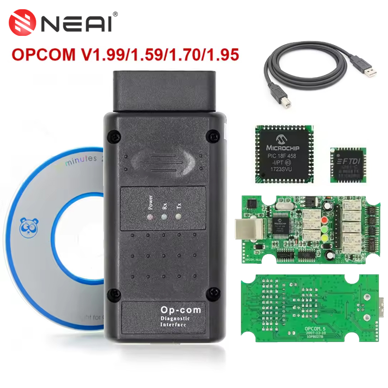 Car Diagnostic Tool Full System - OPCOM OBD2 Scanner V5 V1.59 V1.70