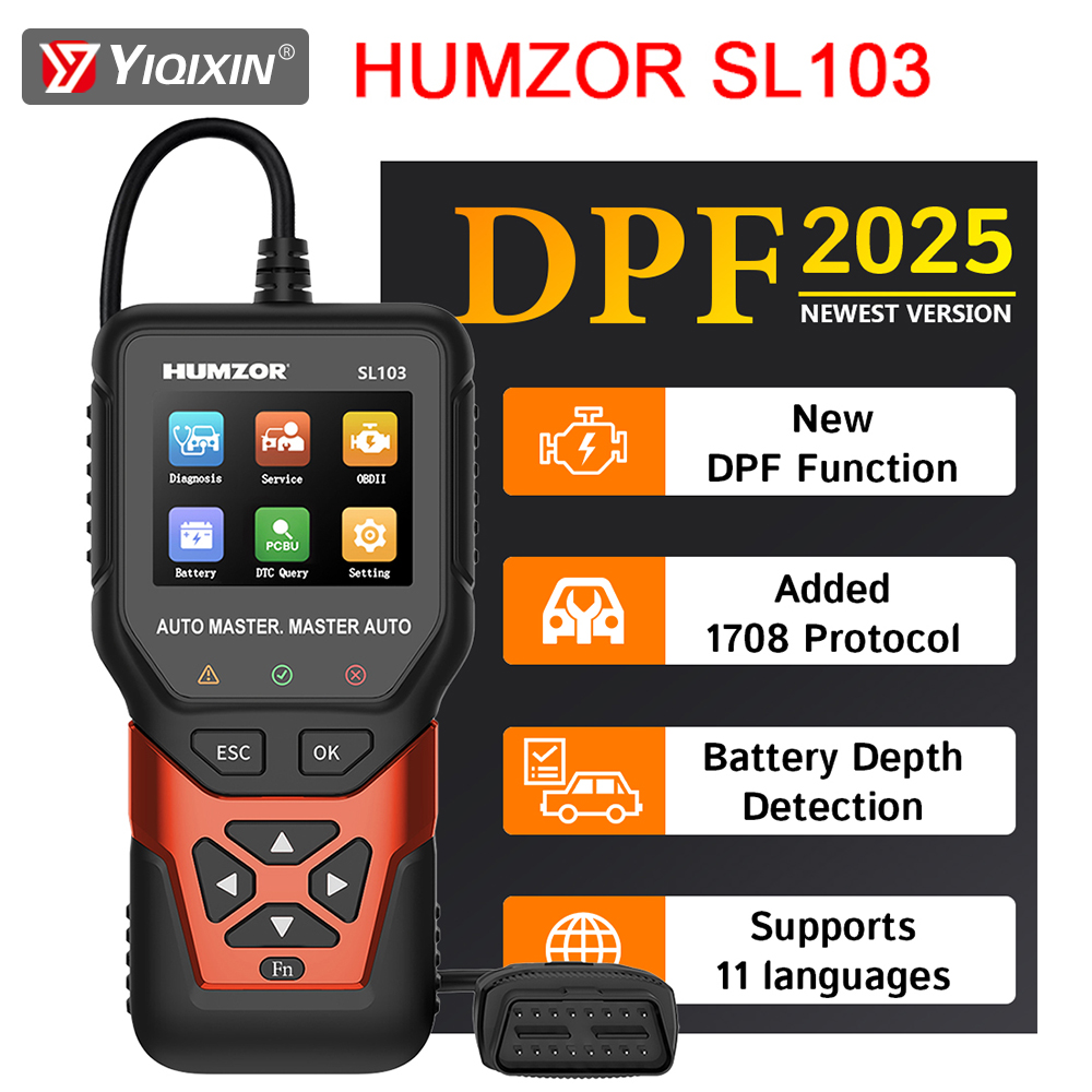 Car Scanner Dpf Regeneration Tool - HUMZOR SL103 Tester Auto OBD Diagnosegerät