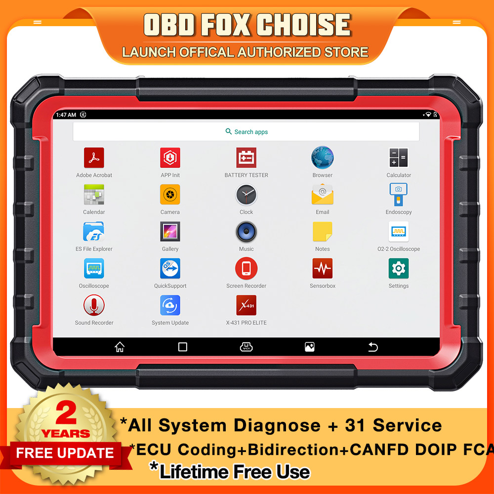 Obd2 Scanner Bidirectional Launch X431 - LAUNCH X431 PRO Elite Bidirektionaler OBD2-Scanner,