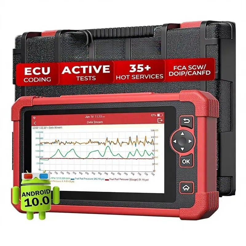 Car Diagnostic Tool Full System - Universeller CRP919X BT Crp919xbt Bidirektionaler Vollsystem-CANFD-DOIP-FCA-Autoscanner,