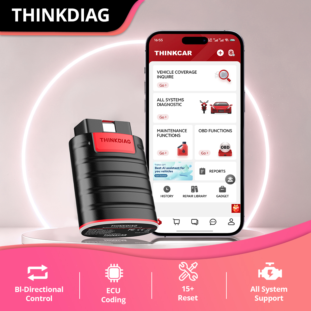 Obd2 Scanner Mileage Correction - Thinkcar Thinkdiag 1 OBD2-Scanner mit Bluetooth,