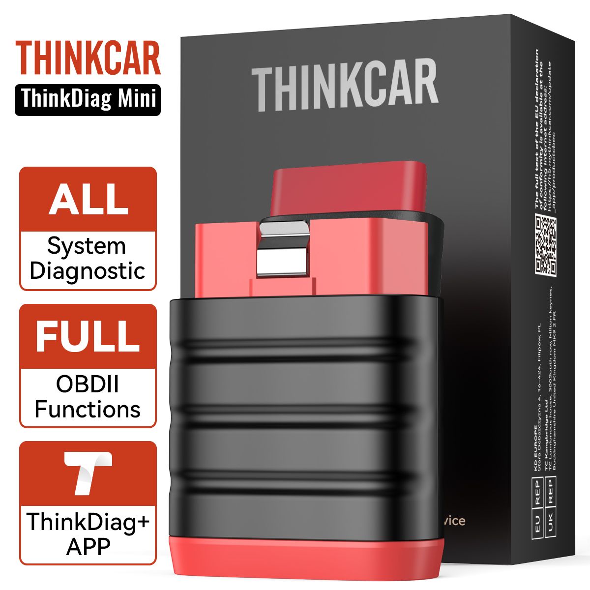 Thinkcar Thinkdiag 2 - THINKCAR THINKDIAG Mini Auto OBD2 Scanner