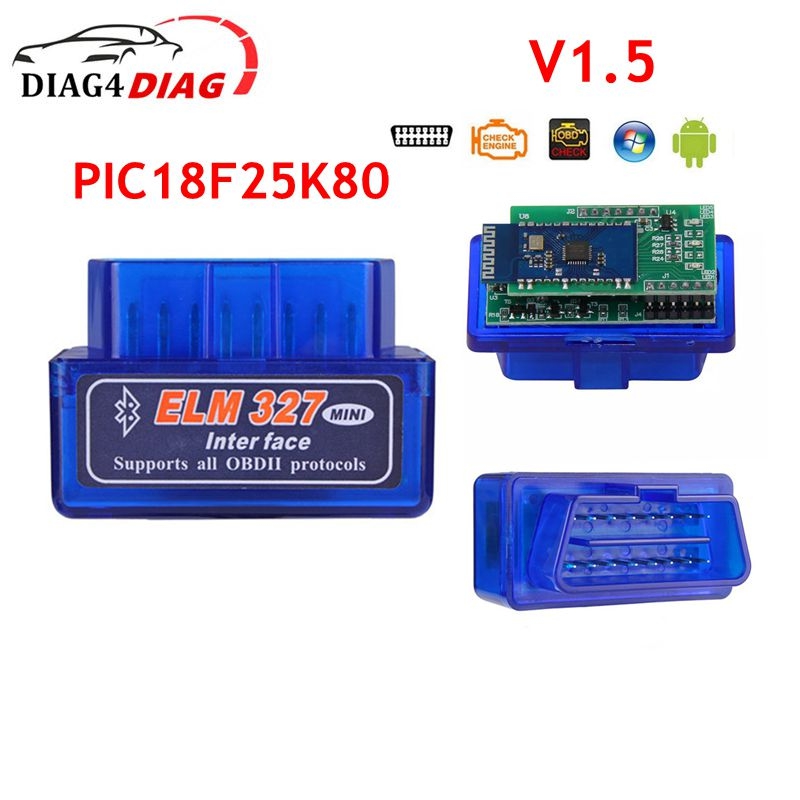 Obd2 Scanner Bluetooth Android - ELM327 V 1,5 OBD2 Interface Diagnose