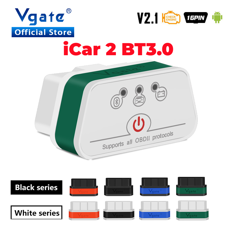 Obd2 Scanner Bluetooth Android - Vgate ICar2 ELM327 V2.1 Auto-Diagnosegerät Bluetooth