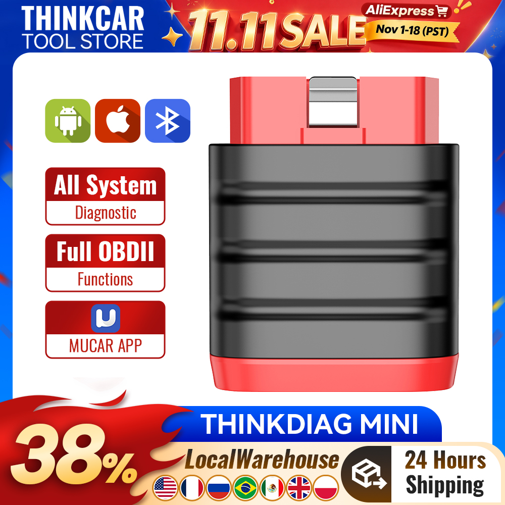 Obd2 Scanner Mileage Correction - THINKCAR Thinkdiag Mini Bluetooth OBD2 Scanner