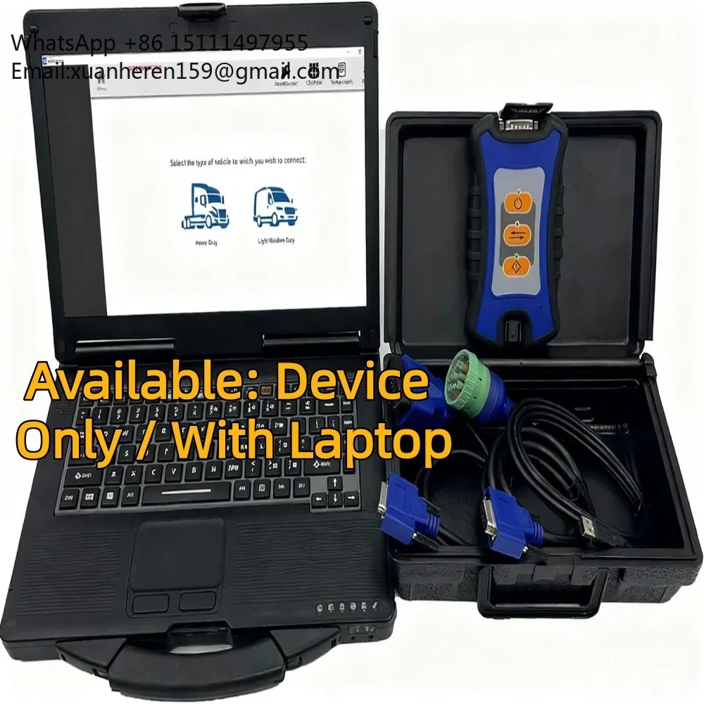 Obd2 Scanner Heavy Duty Truck - LKW-Diagnosegerät, Hochleistungs-OBD2-Fehlercodeleser-Scanner, USB-Link 3 121054, geeignet
