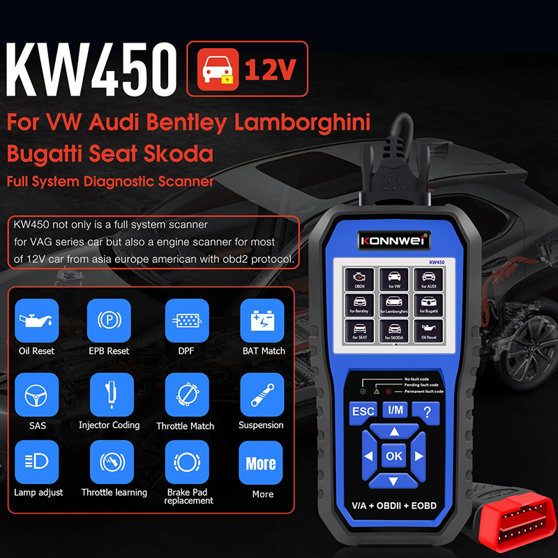 Obd2 Scanner Abs Srs Airbag Reset - Ein spezielles OBD2-Diagnosegerät für alle Systeme