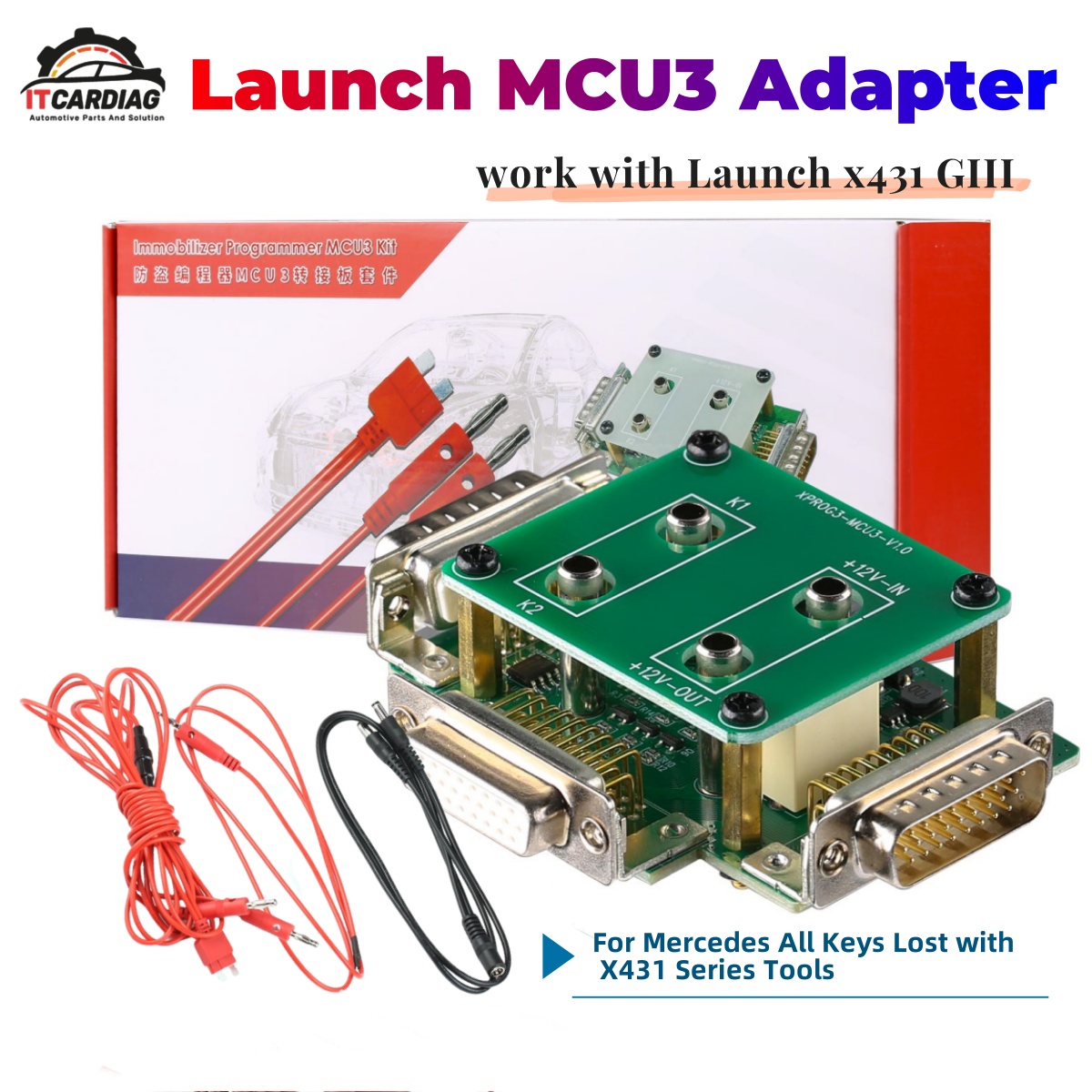 Launch X431 Pro Elite - Launch X431 MCU-3 MCU3 Adapter für