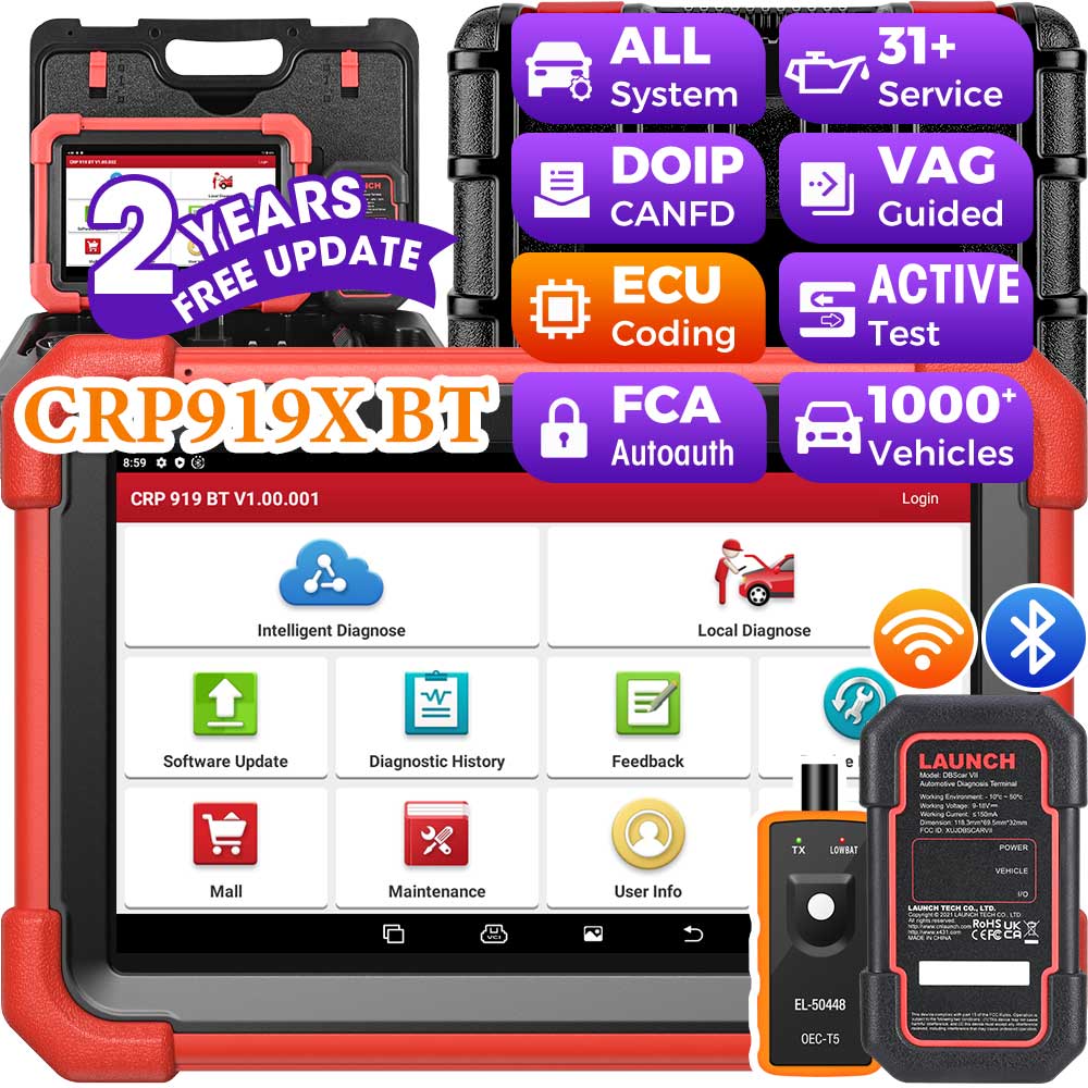 LAUNCH X431 CRP919X BT Kabello – Obd2 Scanner Bidirectional Launch X431 Bewertung und Preis