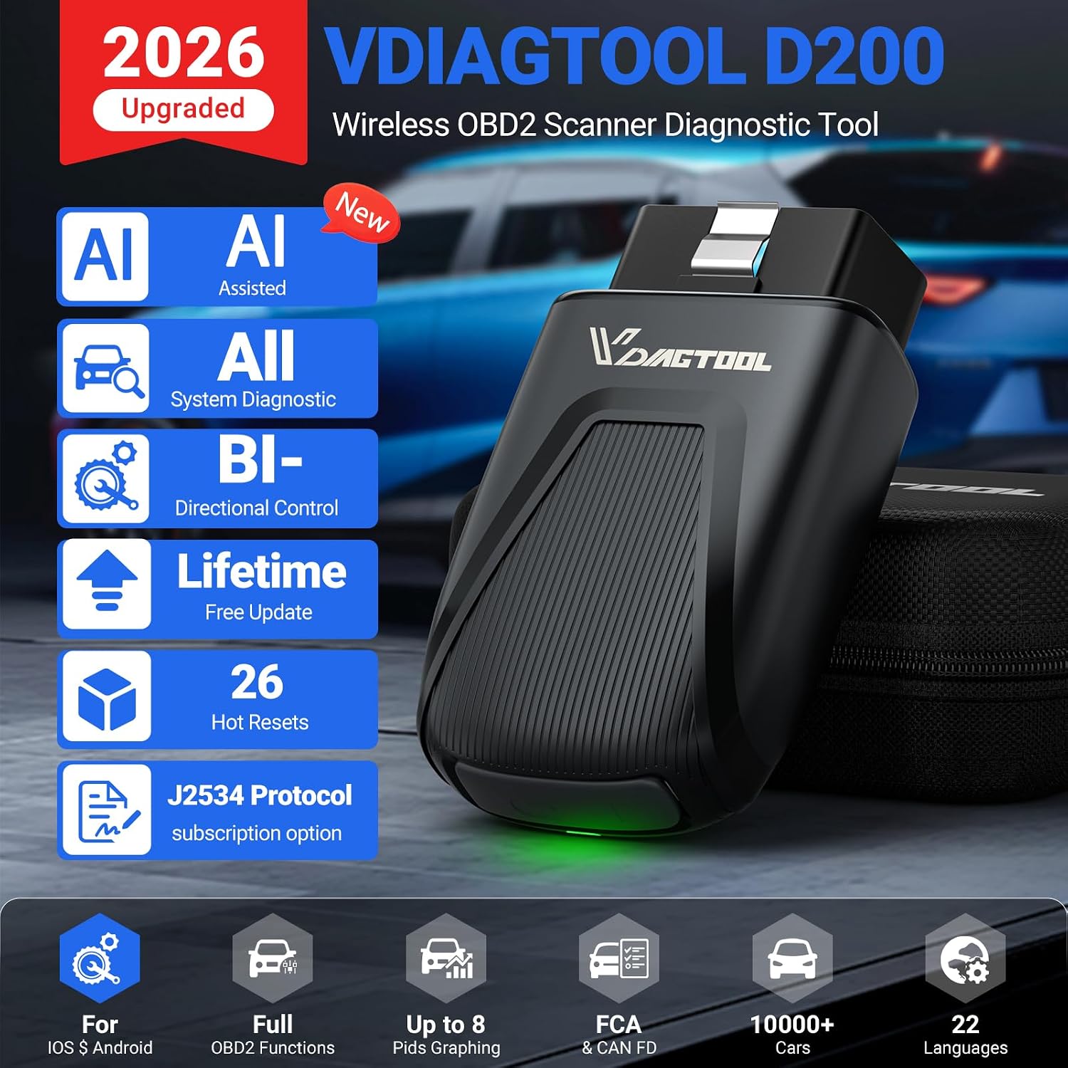 D200 Bluetooth OBD2-Scanner mi – Obd2 Scanner Bluetooth Android Bewertung und Preis