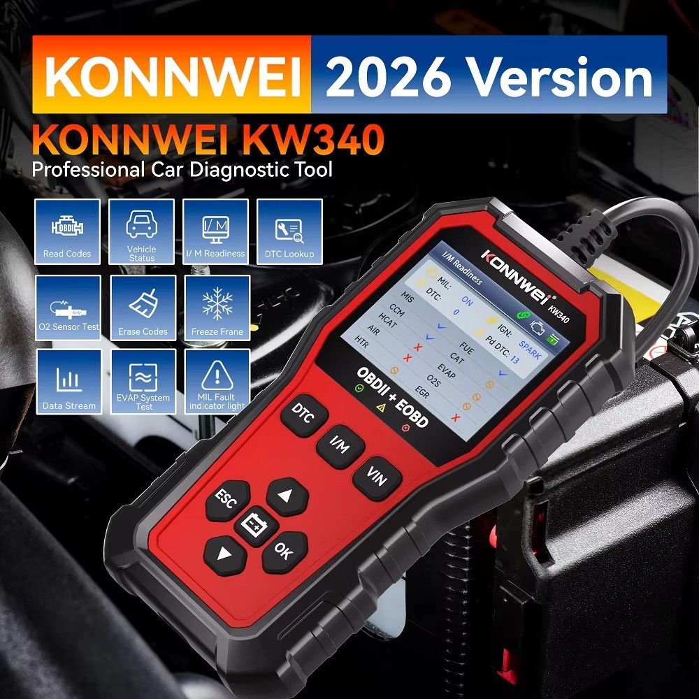 KONNWEI KW340 Auto CAN OBD2 EO – Car Diagnostic Tool Full System Bewertung und Preis