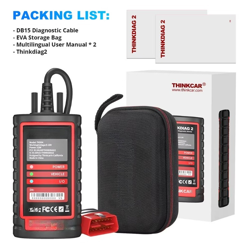 2 ECU-Codierungs-Diagnosetools – Thinkcar Thinkdiag 2 Bewertung und Preis