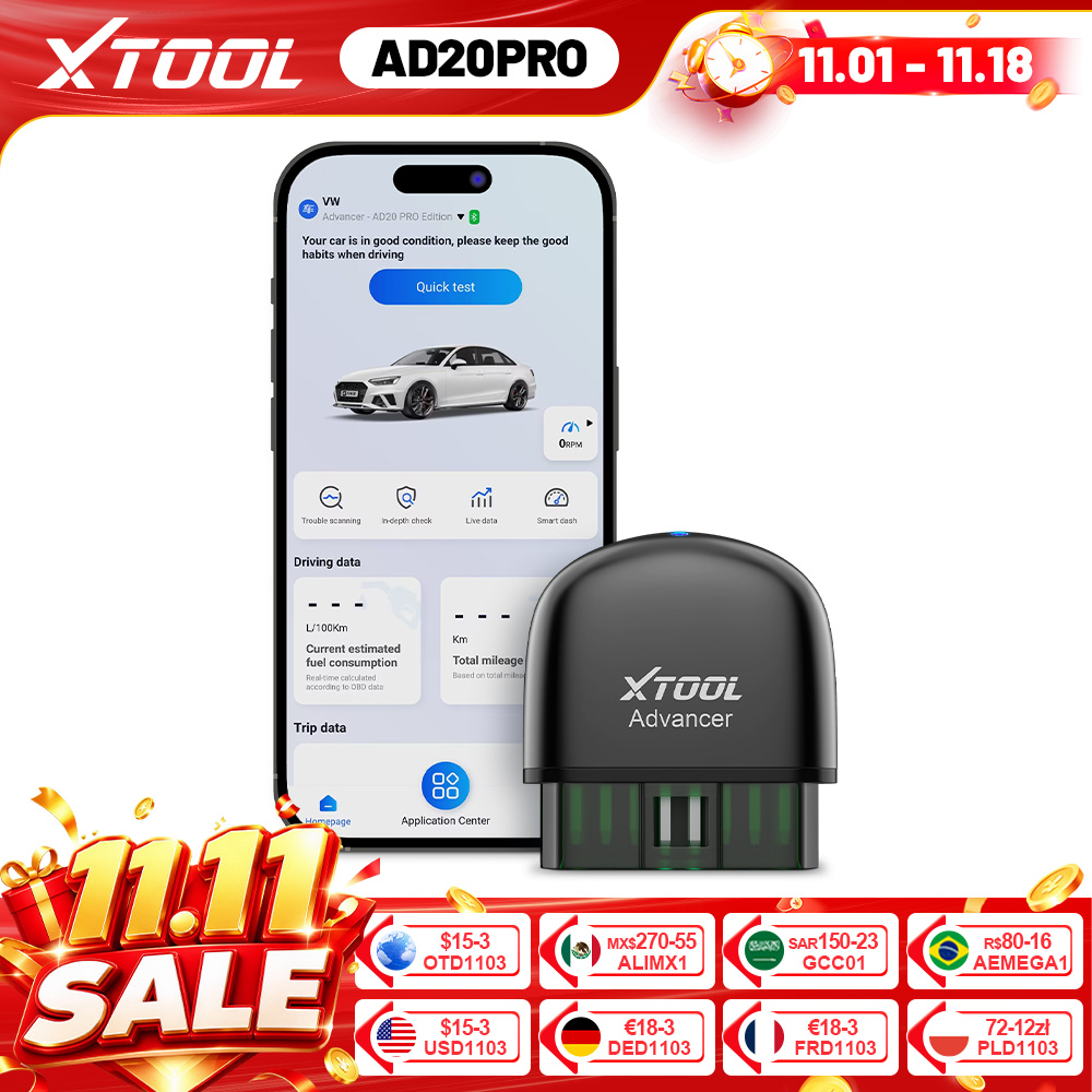 XTOOL AD20 PRO OBD2-Scanner, k – Obd2 Scanner Bluetooth Android Bewertung und Preis