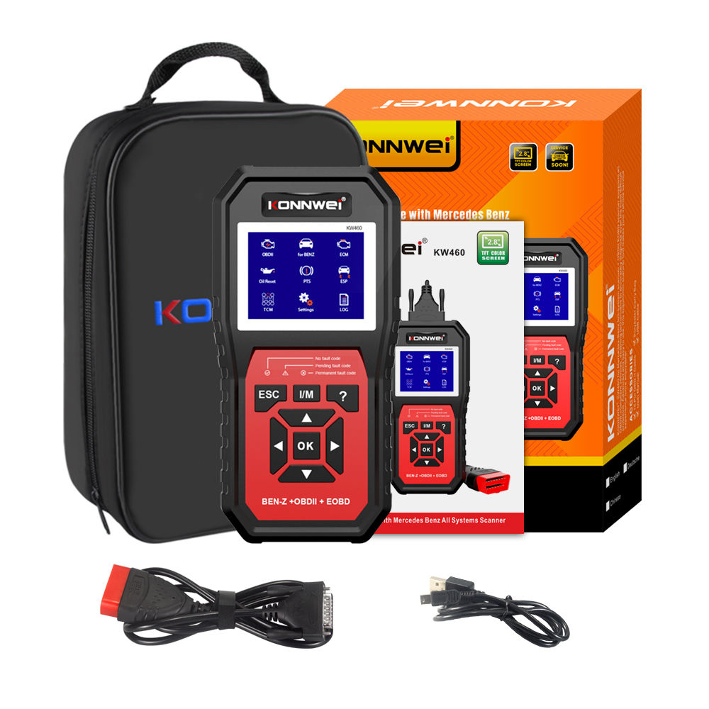 KONNWEI KW460 Auto OBD2 Vollsy – Obd2 Scanner Abs Srs Airbag Reset Bewertung und Preis