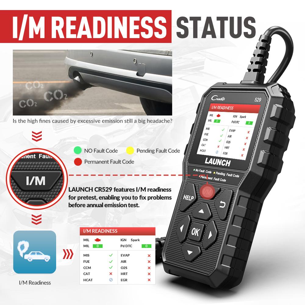 Launch Starten Creader 529 CR5 – Car Diagnostic Tool Full System Bewertung und Preis