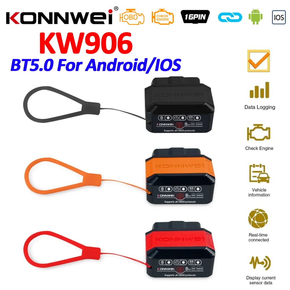 KONNWEI KW906 ELM327 V1.5 PIC1 – Obd2 Scanner Bluetooth Android Bewertung und Preis