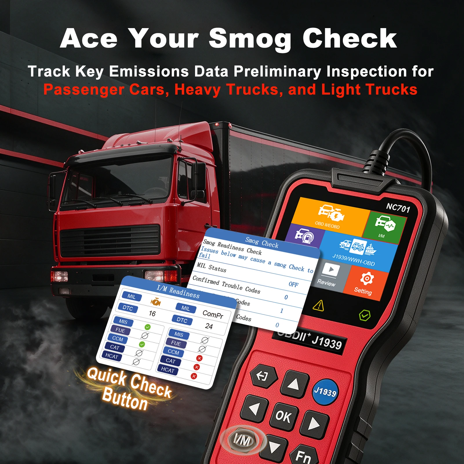 HUMZOR NC701 OBD2-Scanner Diag – Obd2 Scanner Heavy Duty Truck Bewertung und Preis