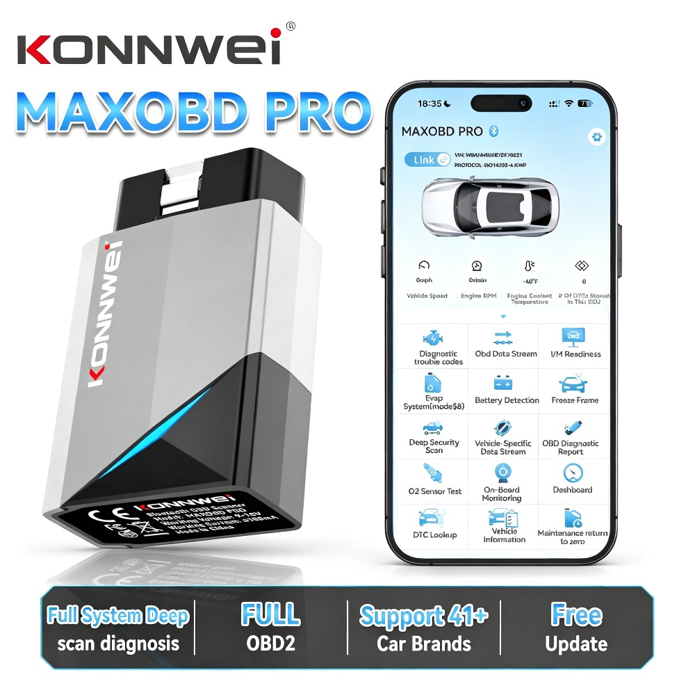 KONNWEI MAXOBD PRO Vollsystem- – Obd2 Scanner Bluetooth Android Bewertung und Preis