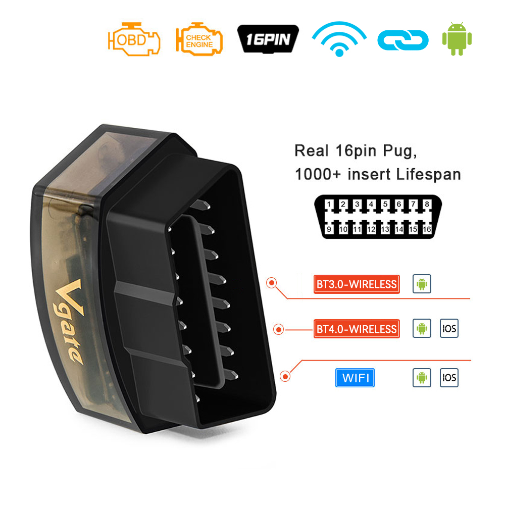Vgate ELM327 v2.3 ICar Pro OBD – Obd2 Scanner Bluetooth Android Bewertung und Preis