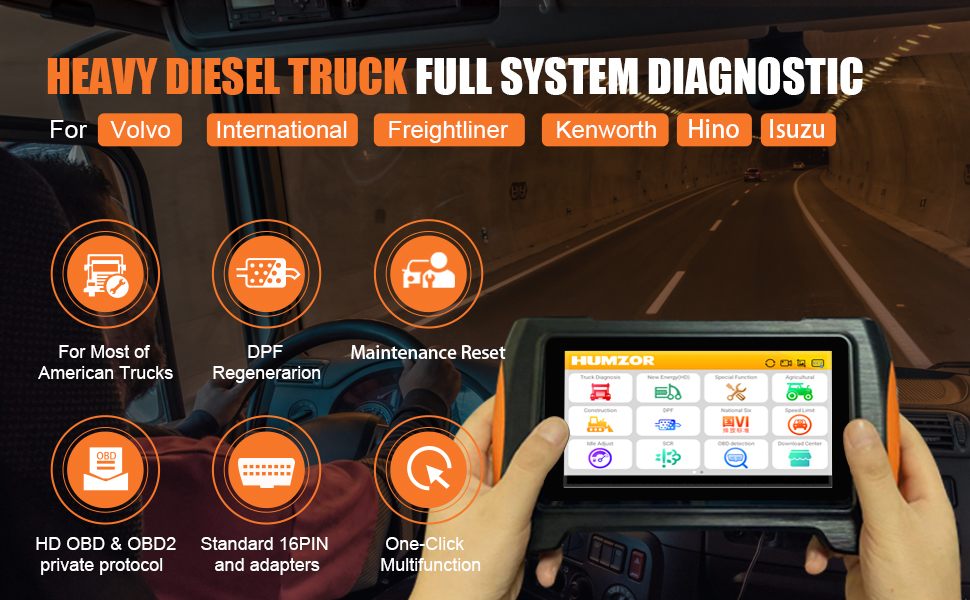Humzor NexzDAS M7 HD Schwerlas – Obd2 Scanner Heavy Duty Truck Bewertung und Preis