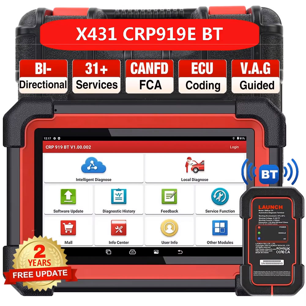 LAUNCH X431 CRP919E BT OBD2-Sc – Obd2 Scanner Bidirectional Launch X431 Bewertung und Preis