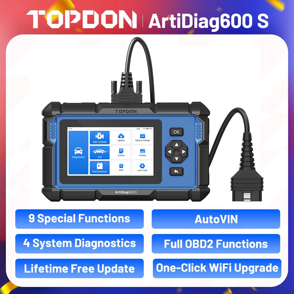 TOPDON ArtiDiag600S OBD2-Scann – Obd2 Scanner Mileage Correction Bewertung und Preis