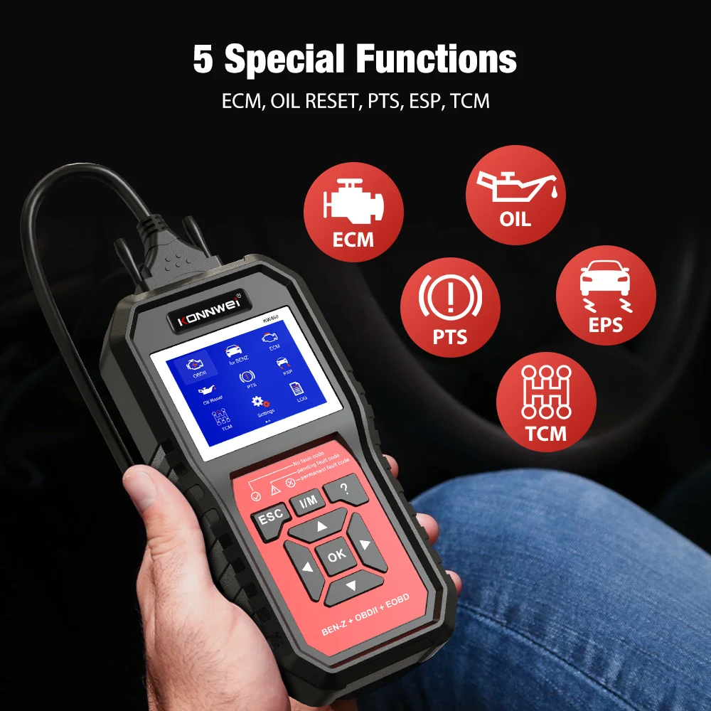 2026 KONNWEI KW460 Auto OBD2-S – Obd2 Scanner Abs Srs Airbag Reset Bewertung und Preis