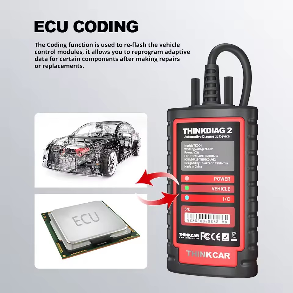 Thinkdiag 2 ECU-Codierungs-Dia – Thinkcar Thinkdiag 2 Bewertung und Preis