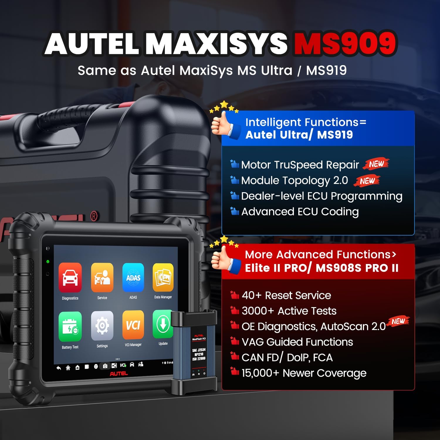 Autel MaxiSYS MS909 Diagnose-S – Autel Maxisys Ultra Bewertung und Preis