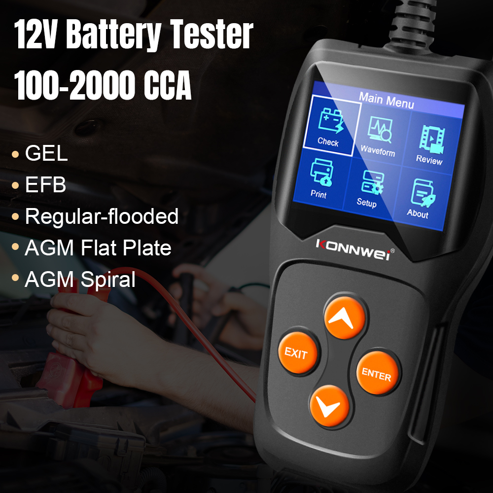 KONNWEI KW600 12V Autobatterie – Car Diagnostic Tool Full System Bewertung und Preis